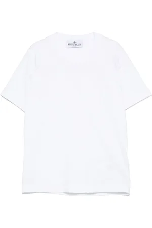 Stone Island T-Shirt mit Logo-Stickerei
