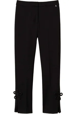 Twin-Set Hose mit Blumenapplikation