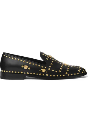 VERSACE Medusa Slipper mit Nieten