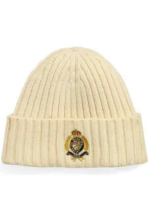 Ralph Lauren Beanie mit Wappenstickerei
