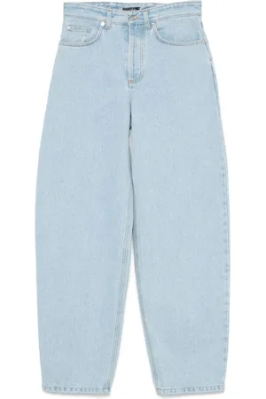 MUGLER Wide-Leg-Jeans mit Schnürung