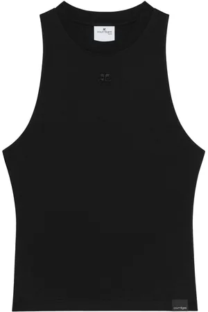 Courrèges Trägershirt mit Applikation