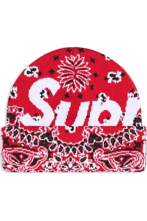 Supreme Beanie mit Bandana-Print
