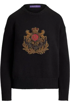 Ralph Lauren Cardigan mit aufgesticktem Wappen