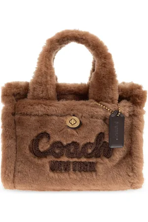 Coach Cargo Tote Bag aus Shearling 20cm