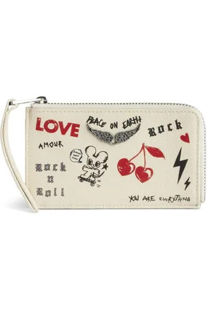 Zadig & Voltaire Portemonnaie mit Illustrations-Print