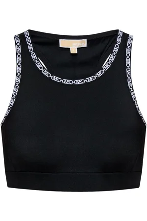 Michael Kors Sport-BH mit Logo-Streifen