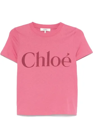 Chloé T-Shirt mit Logo-Print