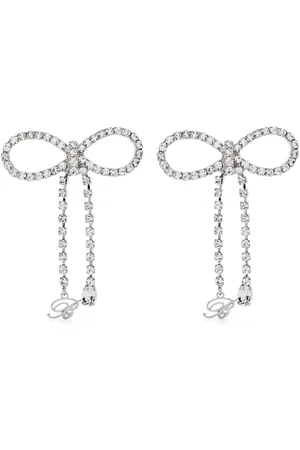 BLUMARINE Ohrringe mit Strassschleife
