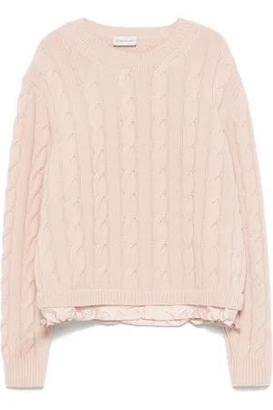 Moncler Pullover mit Zopfmuster