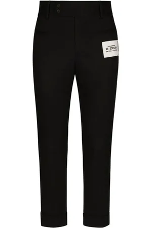 Dolce & Gabbana Cropped-Hose mit Bügelfalten