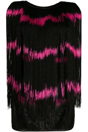 Jean Paul Gaultier 1985 Gestreiftes Top mit Fransen