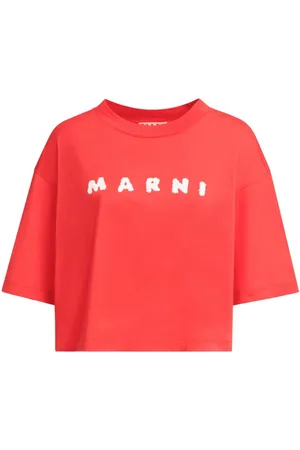 Marni Klassisches Cropped-T-Shirt