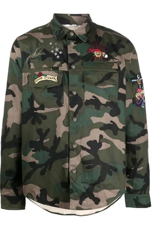 VALENTINO GARAVANI Hemd mit Camouflage-Print