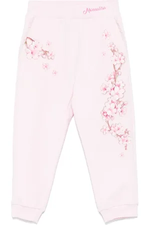 MONNALISA Jogginghose mit Blumen-Print
