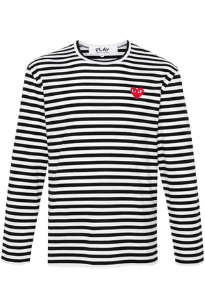 Comme des Garçons Gestreiftes T-Shirt