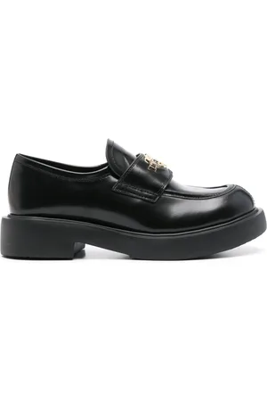 Moschino Loafer mit Logo-Schild
