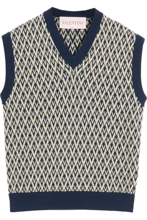 VALENTINO GARAVANI Toute La V Jacquard-Weste
