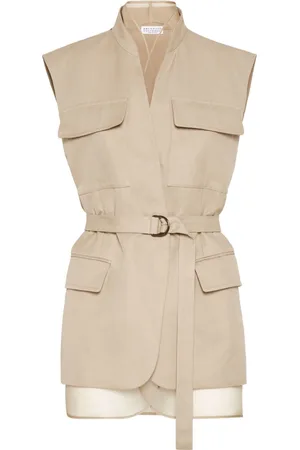 Brunello Cucinelli Weste mit Monili