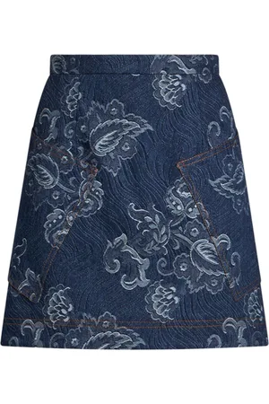 Etro Klassischer Jeans-Minirock