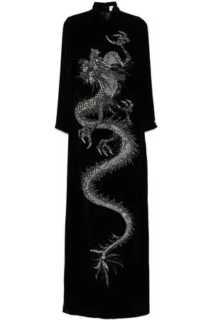 Ilkyaz Ozel Catroux Abendkleid