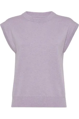 Brunello Cucinelli Gestricktes Monili T-Shirt mit Perlen