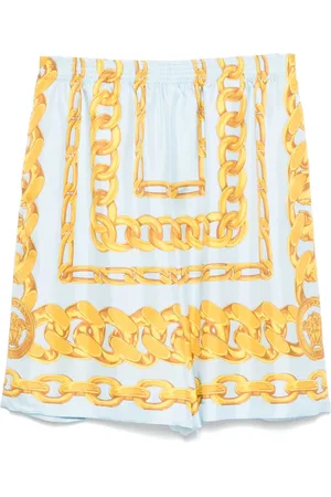VERSACE Medusa Chains Shorts aus Seide