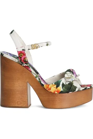 Dolce & Gabbana Sandalen mit Blumen-Print