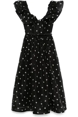 ZIMMERMANN Crush Frilled Midikleid