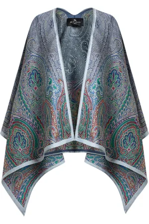 Etro Cape aus Paisley-Jacquard
