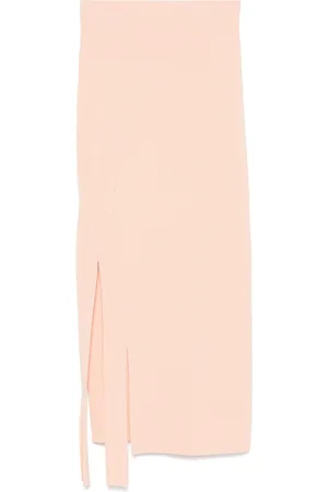 Victoria Beckham Gerippter Maxirock