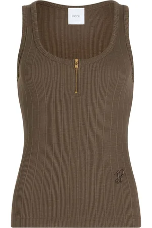 Patou Geripptes Tanktop