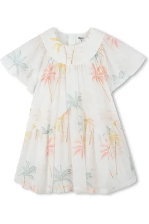 Chloé Kleid mit Palmen-Print