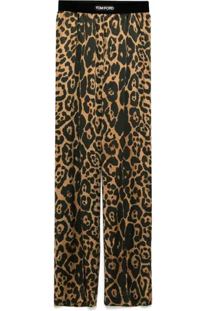 Tom Ford Hose mit Leoparden-Print