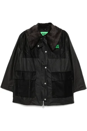 Barbour X Ganni gewachster Mantel