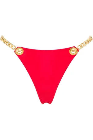 Moschino Bikinihöschen mit Kettenriemen