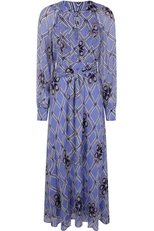 RIXO London Midikleid mit Blumen-Print