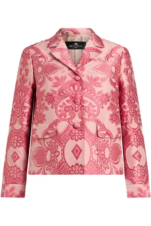 Etro Jacke mit Blumen-Brokat-Effekt