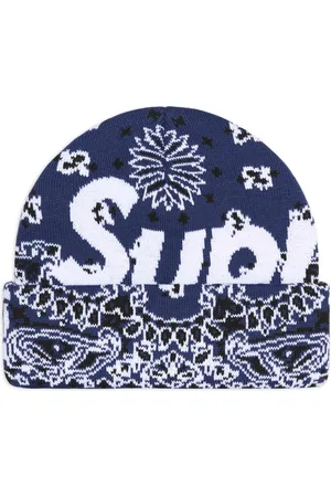 Supreme Beanie mit Bandana-Print