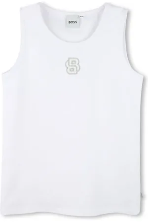 HUGO BOSS Tanktop mit Logo-Stickerei