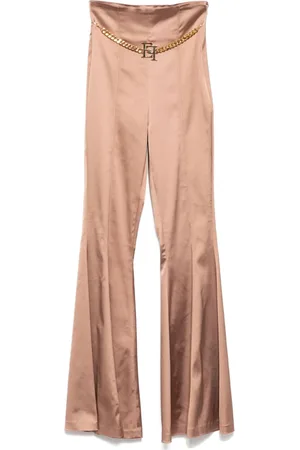 Elisabetta Franchi Ausgestellte Satinhose