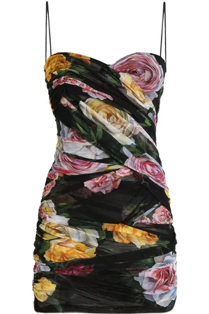 Dolce & Gabbana Minikleid mit Blumen-Print