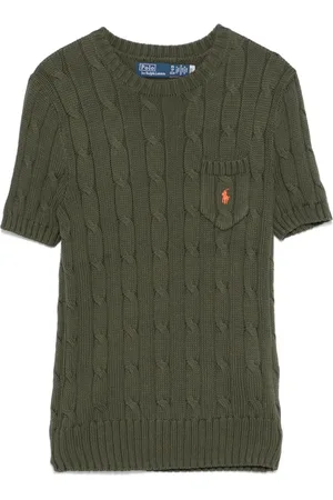 Ralph Lauren T-Shirt mit Zopfmuster
