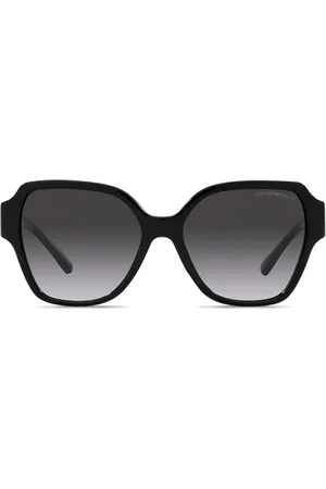 Emporio Armani Sonnenbrille mit Butterfly-Gestell