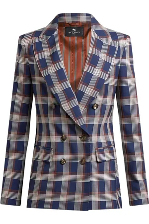 Etro Karierter Tweed-Blazer