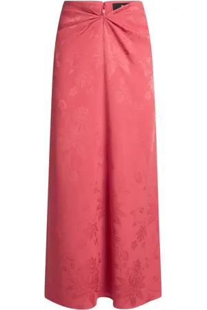 Etro Jacquard-Midirock mit Blumenmuster