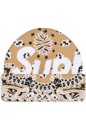 Supreme Beanie mit Bandana-Print