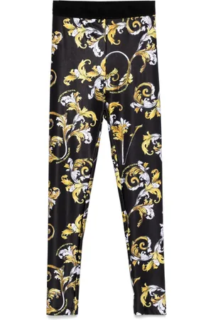 VERSACE Leggings mit "Barocco"-Print