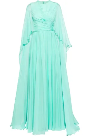 Zuhair Murad Drapiertes Abendkleid aus Chiffon