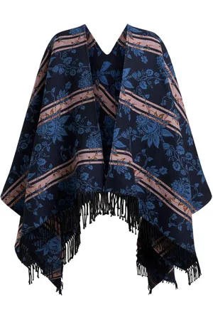 Etro Cape aus Blumenjacquard